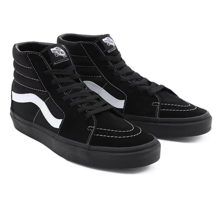 Vans Daim/toile Sk8-hi Chaussures Noir