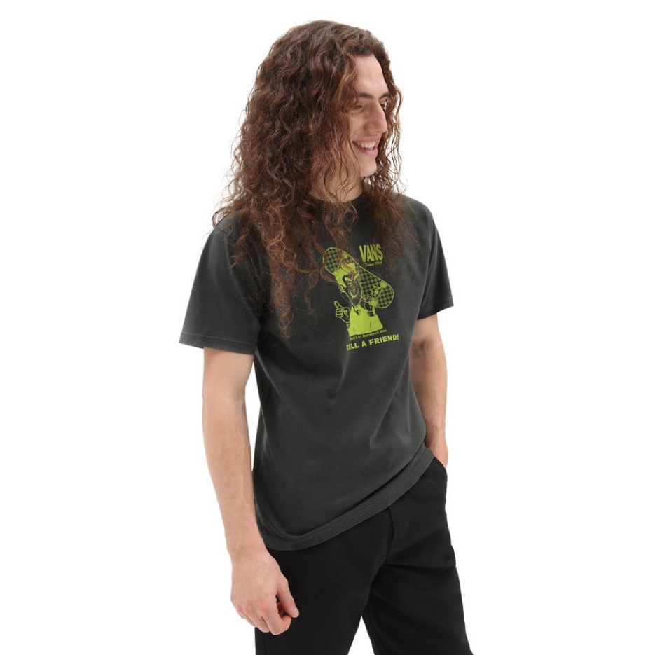 Vans T-shirt Tell A Friend Noir Homme