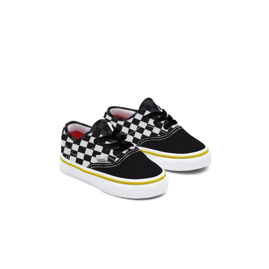 Vans Chaussures Pour Tout-petits Customs Checkerboard Authentiques (1-4 Ans)