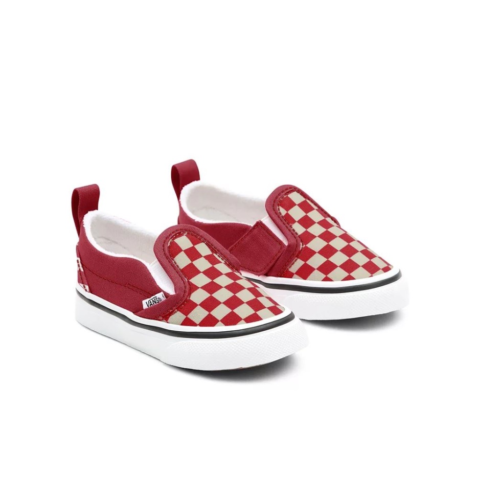Vans Chaussures à Enfiler à Carreaux Pour Tout-petits (1-4 Ans)