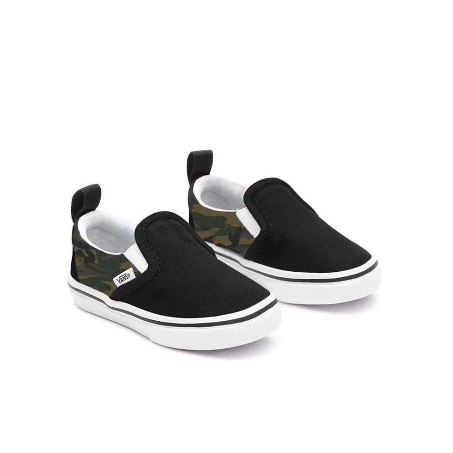 Vans Chaussures à Enfiler Pour Tout-petits Customs Jungle Camo (1-4 Ans)