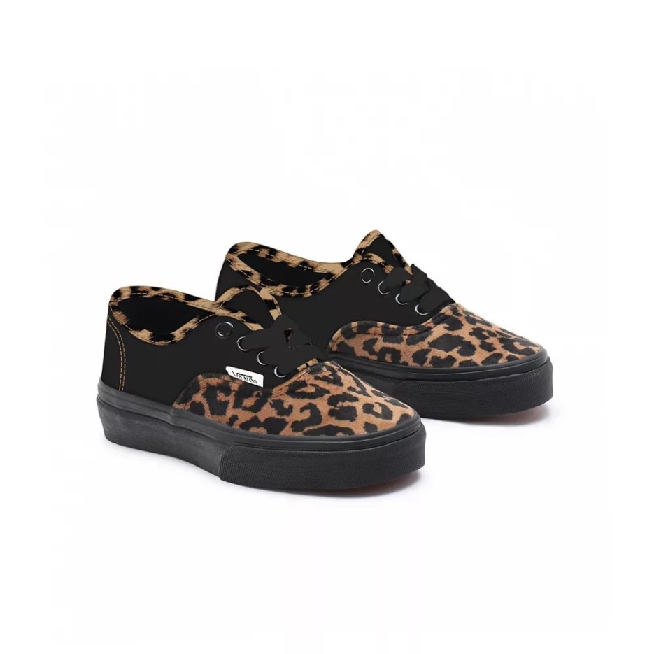 Vans Chaussures Pour Tout-petits Customs Léopard Authentiques (1-4 Ans)