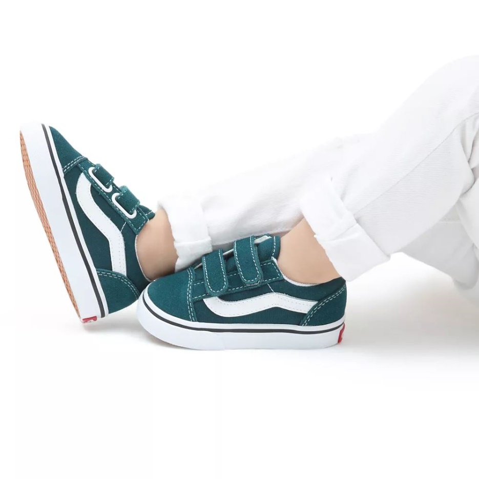 Chaussures Bambin Old Skool V Vans (1-4 Ans) Vert