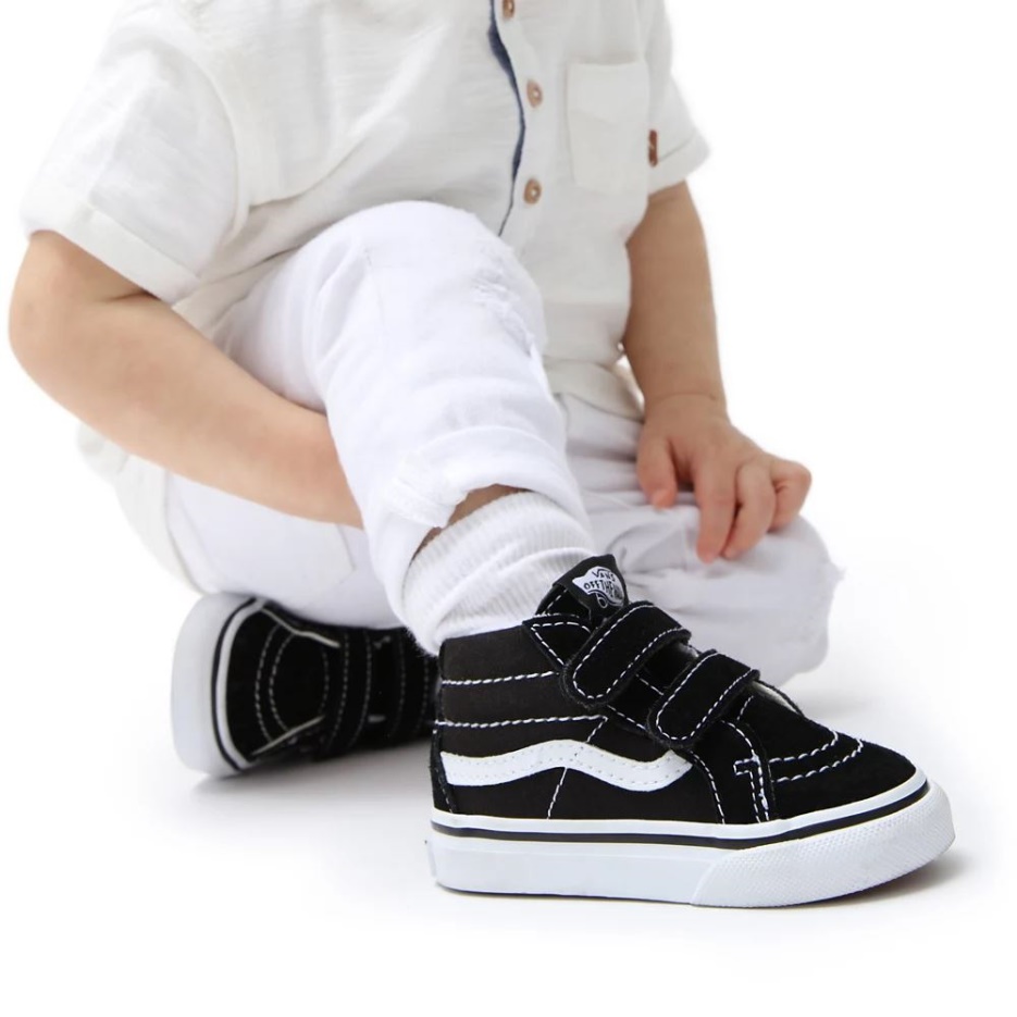 Chaussures Vans Bambin Sk8-mid Reissue V (1-4 Ans) Noir