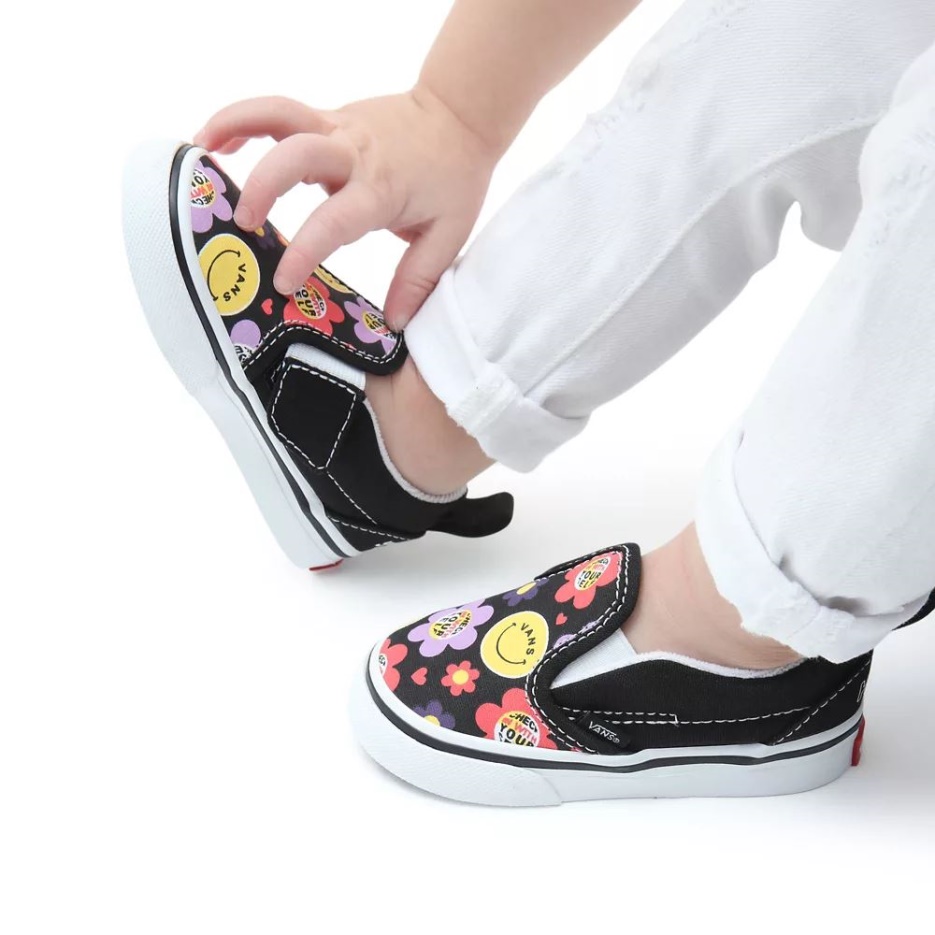 Vans Chaussures Bambin Slip-on V (1-4 Ans) Noir