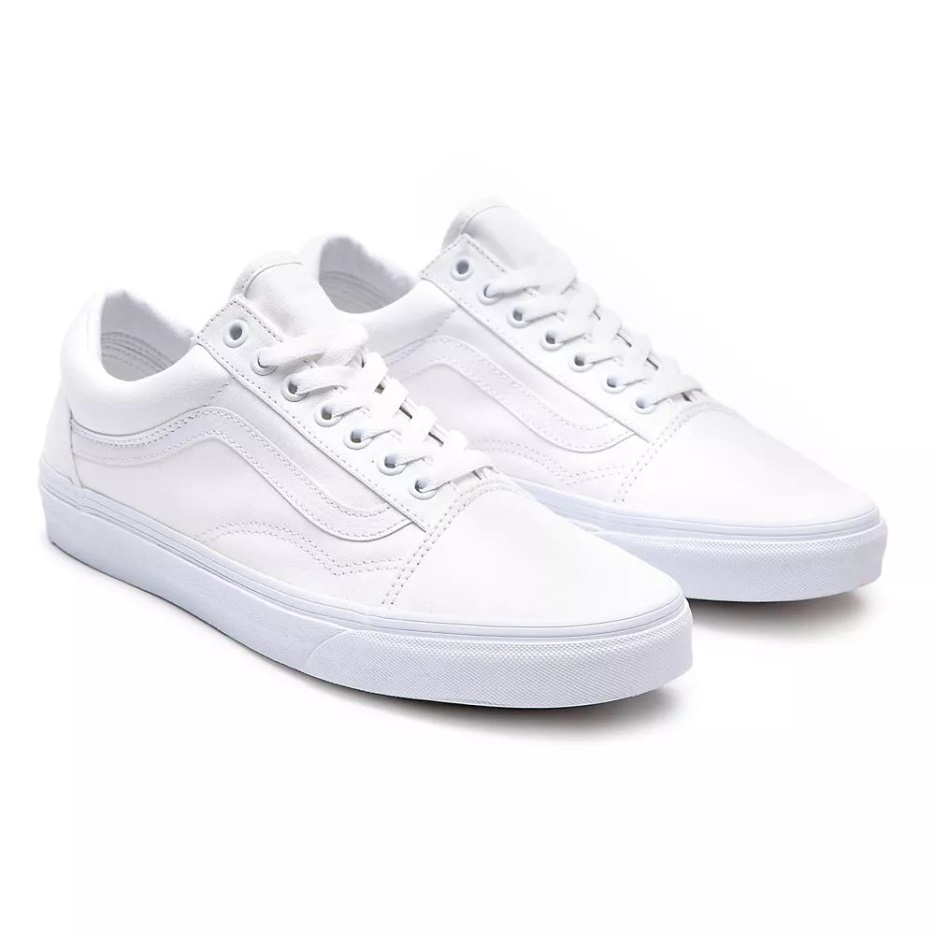 Chaussures Vans Old Skool Blanches