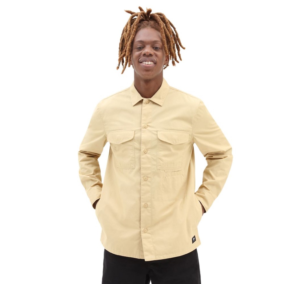 Vans Williams Chemise Manches Longues Beige