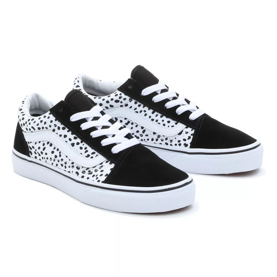 Vans Chaussures Junior Old Skool (8-14 Ans) Noir-blanc