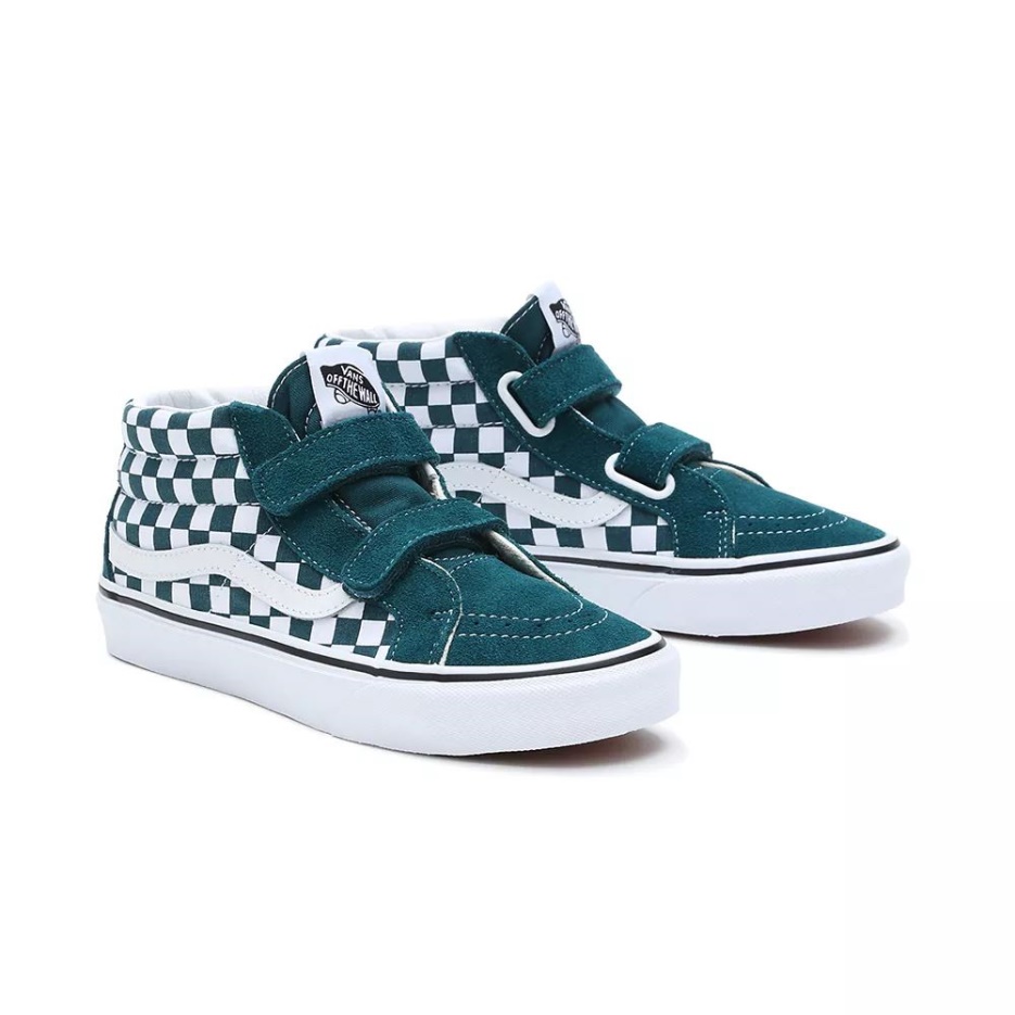 Chaussures Vans Junior Sk8-mid Reissue V (8-14 Ans) Bleu