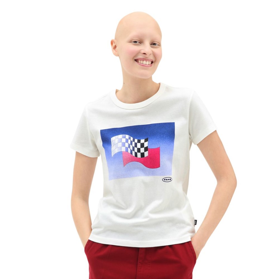 Vans X Curren X Knost Mini T-shirt Blanc