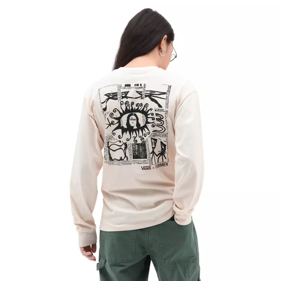 T-shirt Manches Longues Vans X Former Blanc