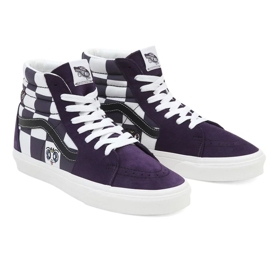 Chaussures Vans X Pretty Guardian Sailor Moon Sk8-hi Blanc-violet