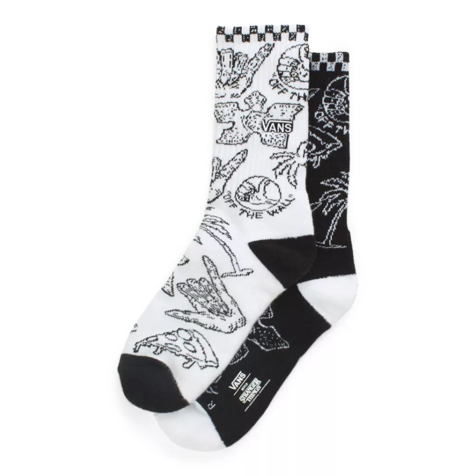 Vans X Stranger Things Chaussettes Miss Match (1 Paire) Noir-blanc