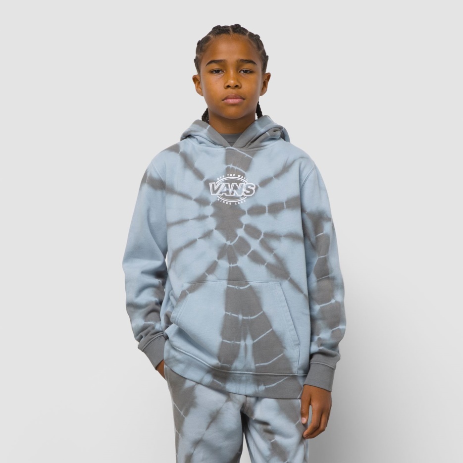 Sweat à Capuche Tie And Dye Enfant Vans Bleu Ashley