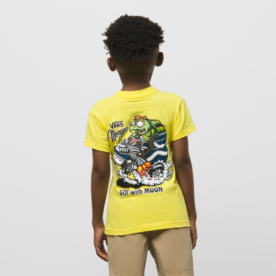 T-shirt Petits Enfants Vans X Mooneyes Jaune Vif