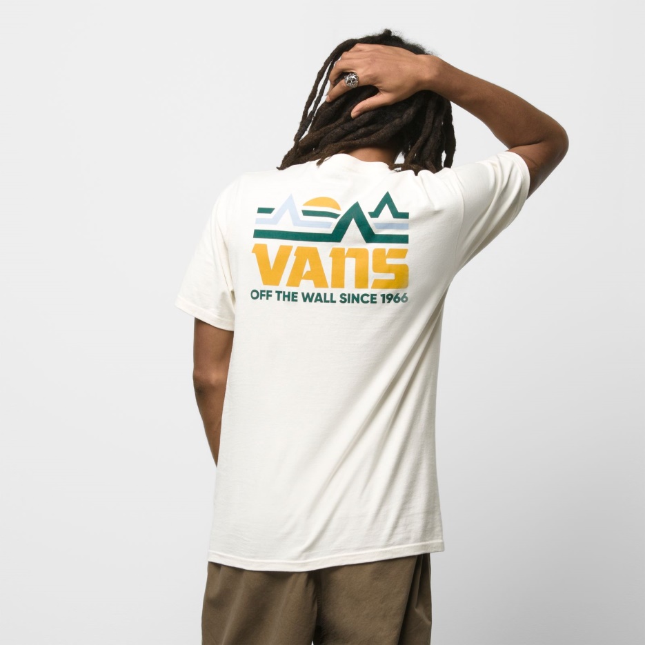 Mt. Tee Shirt Vans Blanc Antique
