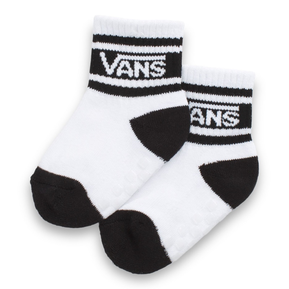 Tout-petits Vans Drop V Crew Sock 12-24m Blanc-noir