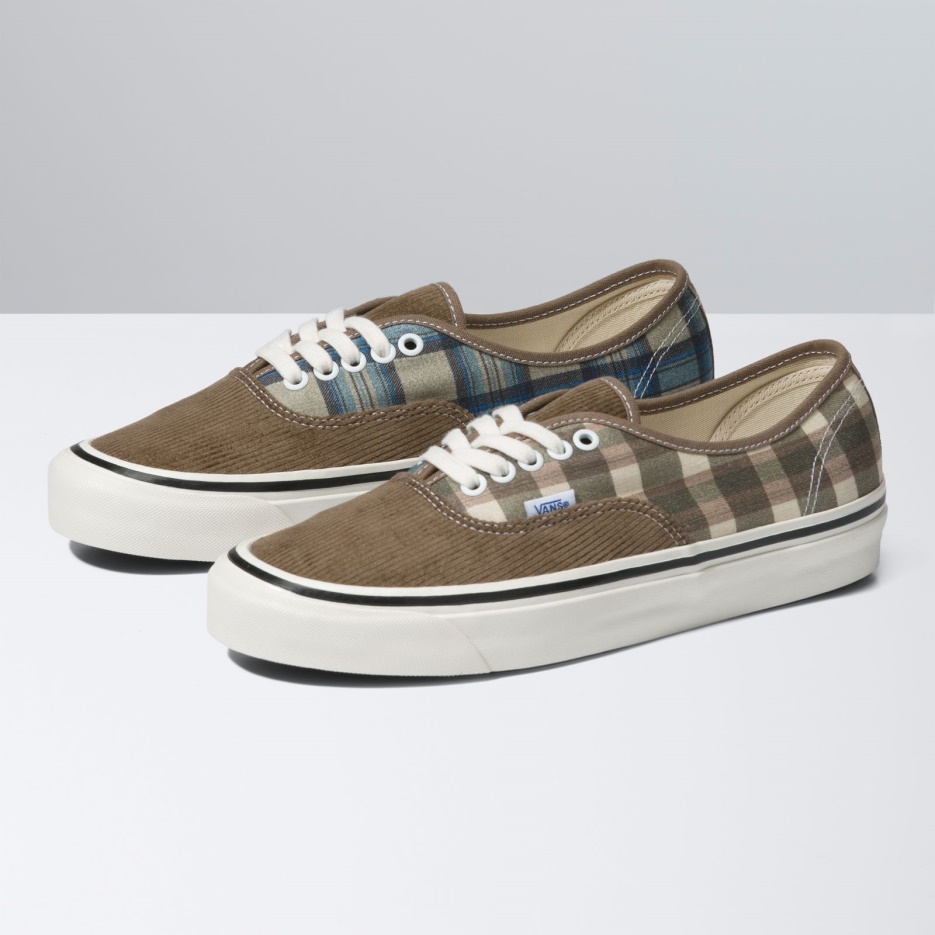 Vans Anaheim Factory Authentique 44 Dx Og Cord-plaid Noyer