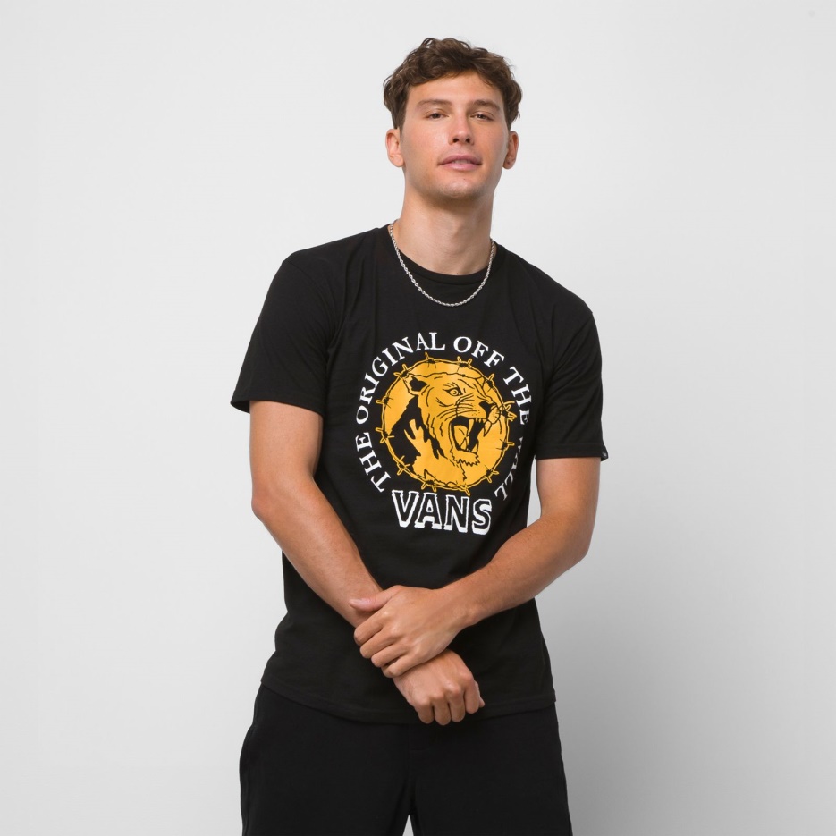T-shirt Vans En Colère Animal Noir