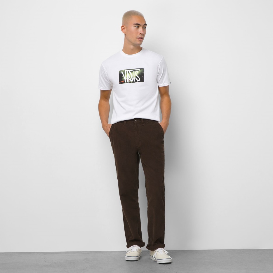 Vans Authentique Pantalon Décontracté En Velours Côtelé Chino Demitasse