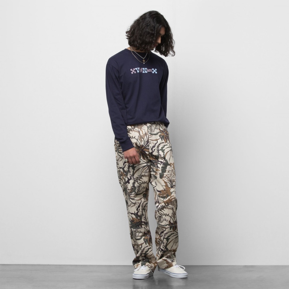 Vans Authentique Pantalon Chino Ample à Double Genou Avoine