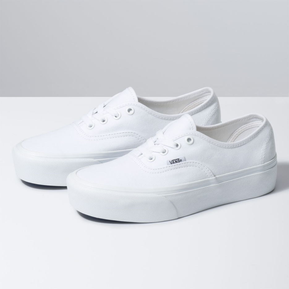 Vans Authentique Plate-forme 2.0 Vrai Blanc