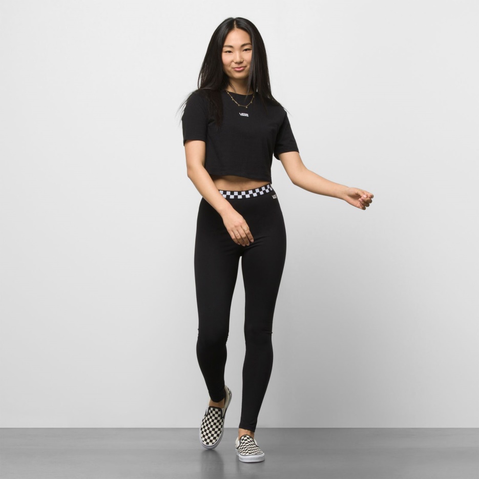 Vans Bladez Legging à Carreaux Noir