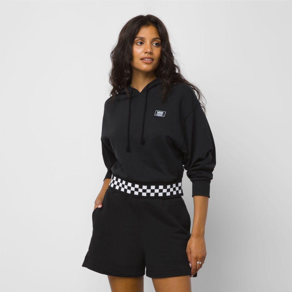 Vans Boom Boom Check Sweat à Capuche Noir