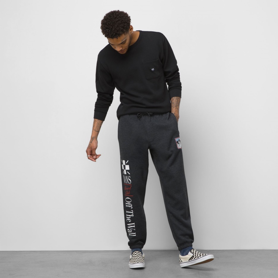 Vans Bored Patrouille Polaire Pantalon Noir Chiné