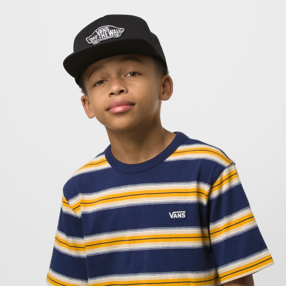 Vans Boys Classic Patch Trucker Hat Noir-noir