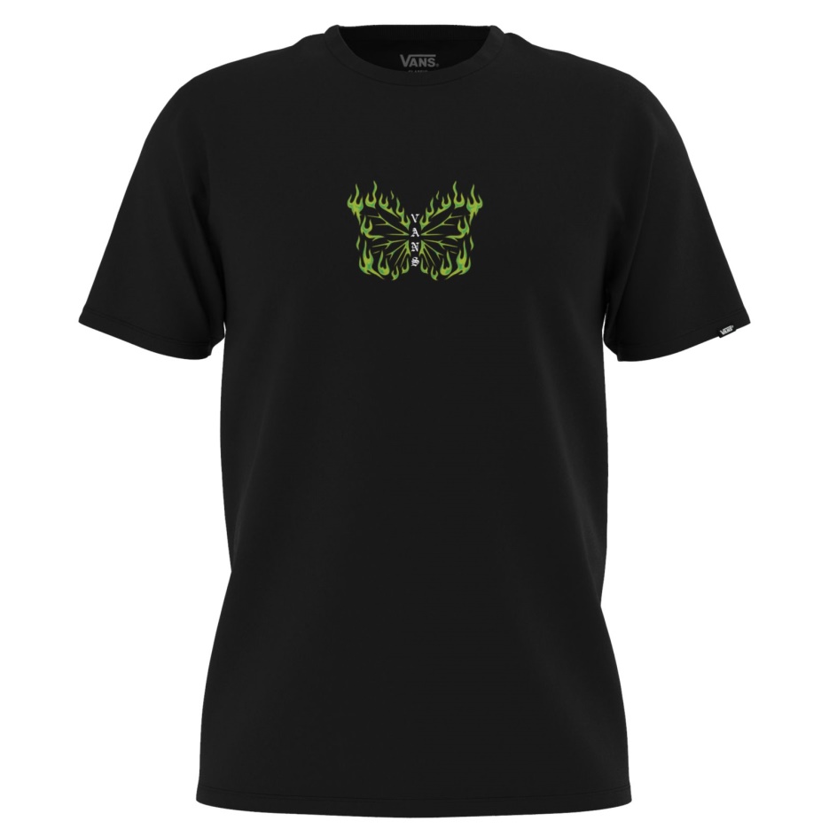 T-shirt Vans Butterflame Noir