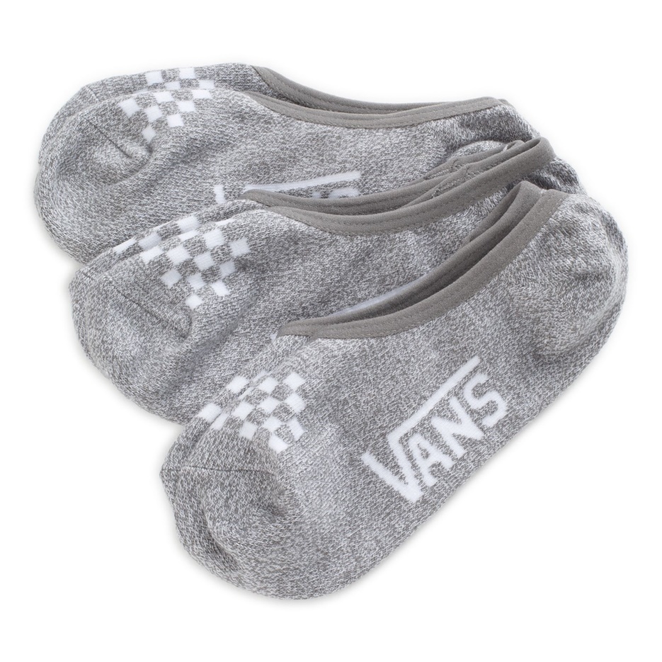 Vans Canoodle Canoodle Chaussettes 3 Pack Taille 1-6 Gris Chiné-blanc