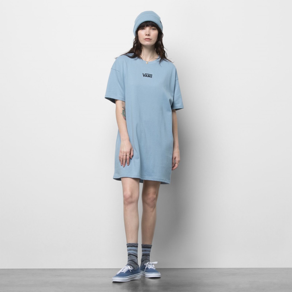 Vans Centre Vee Tee Robe Ashley Bleu