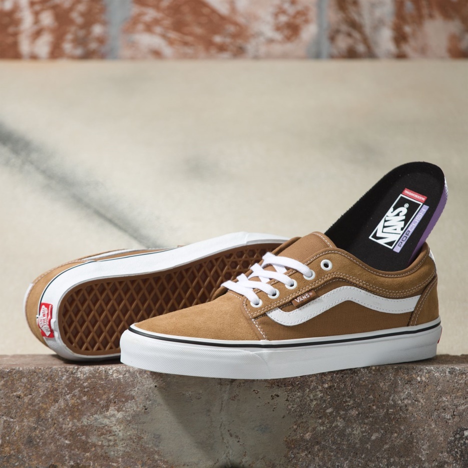 Vans Chukka Low Sidetripe Tabac Marron