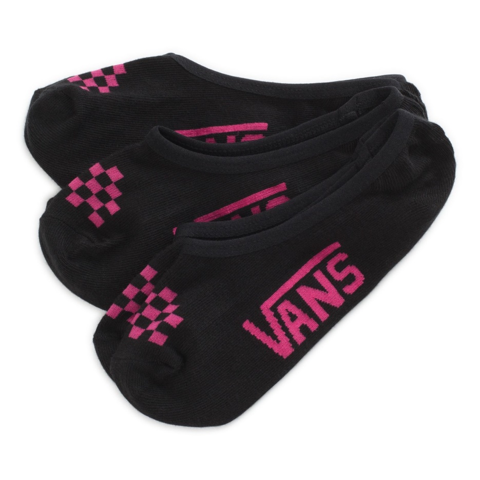 Vans Classic Canoodle Chaussettes Lot De 3 Taille 1-6 Noir-rose Néon