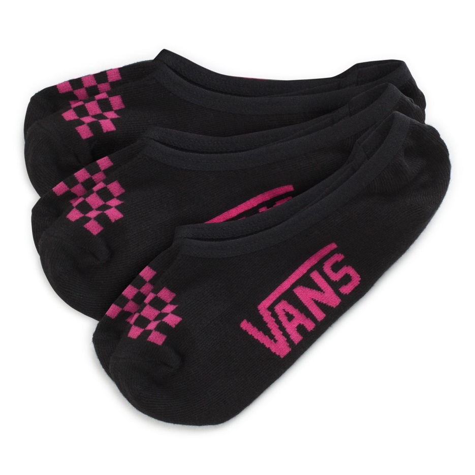 Vans Classic Canoodle Chaussettes Lot De 3 Taille 6.5-10 Noir-rose Néon