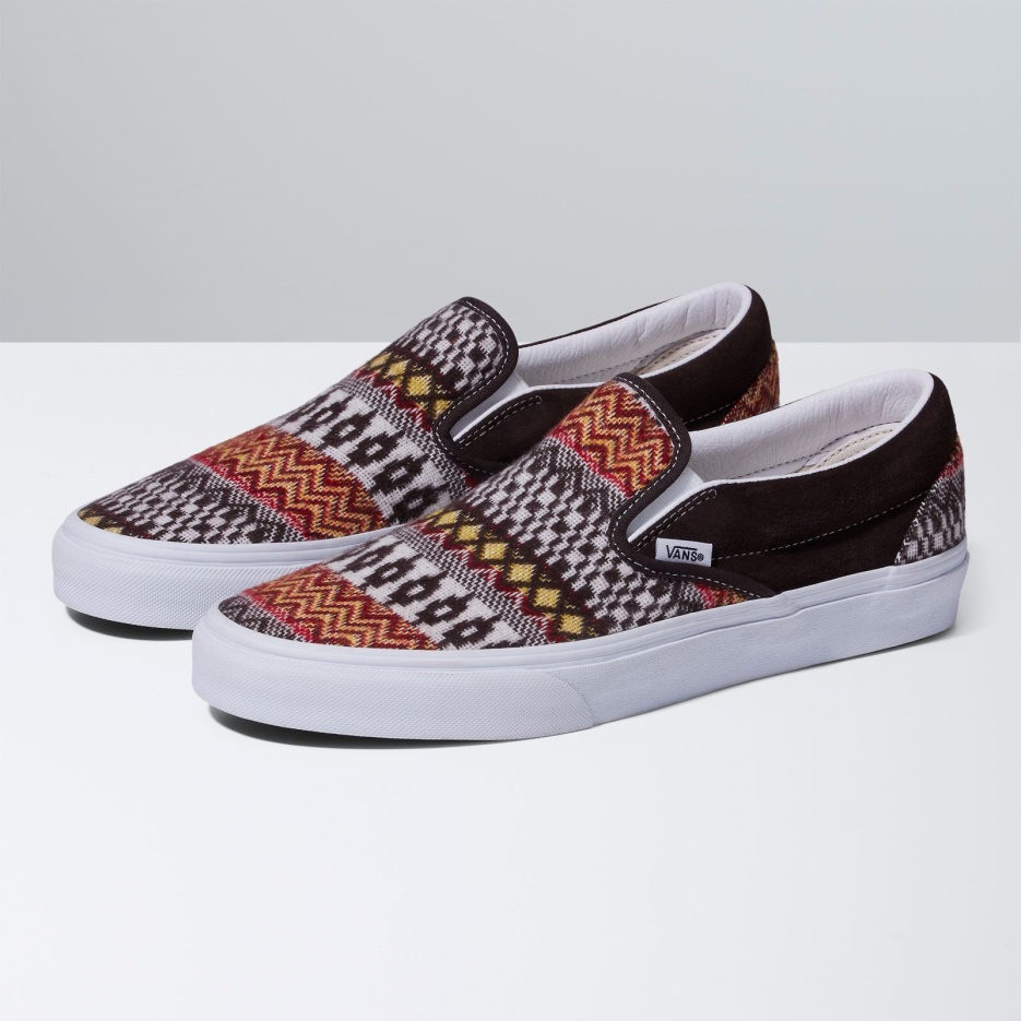 Vans Classic Slip-on Fair Isle Marron-multi