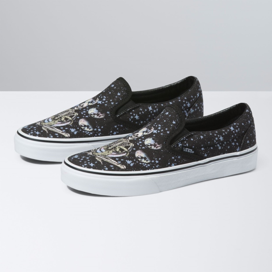 Vans Classic Slip-on Superstitions Noir-multi