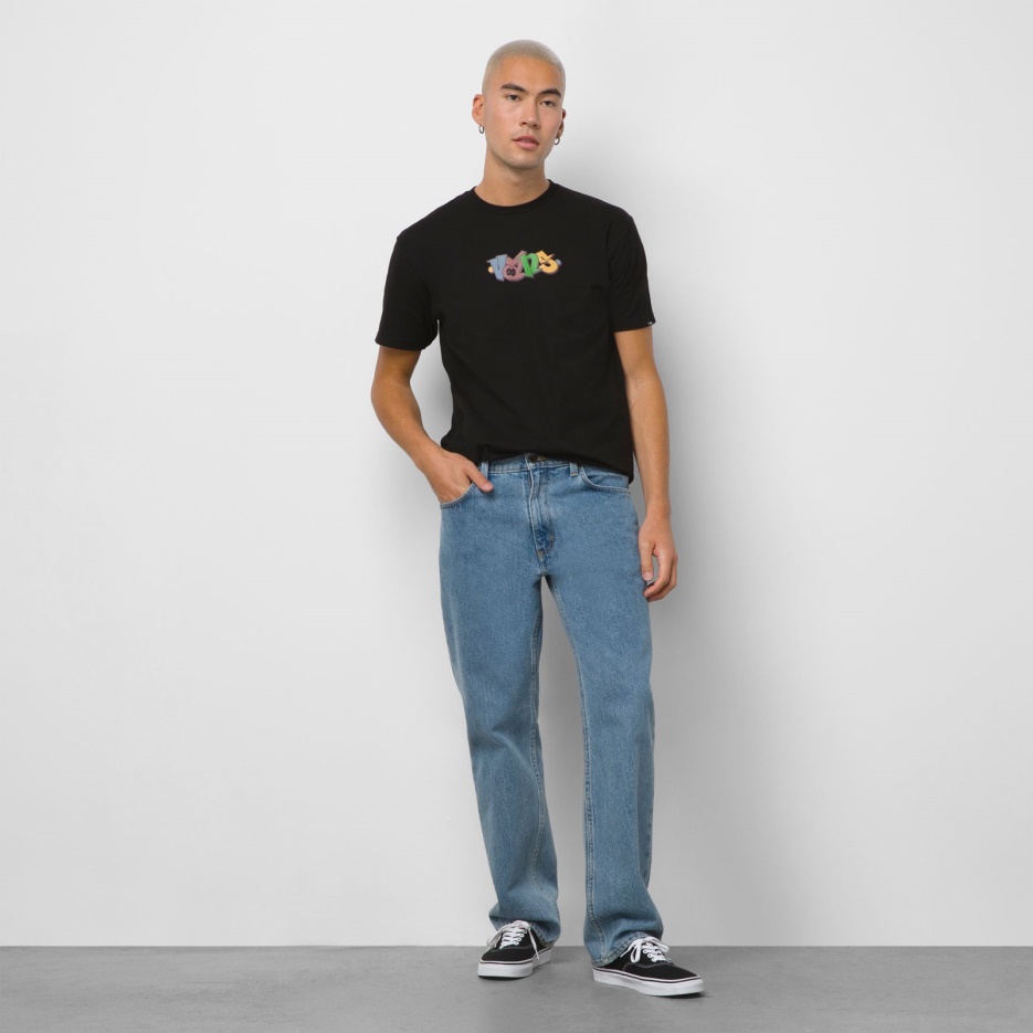 Vans Covina - Pantalon En Denim Décontracté à 5 Poches Délavé à La Pierre
