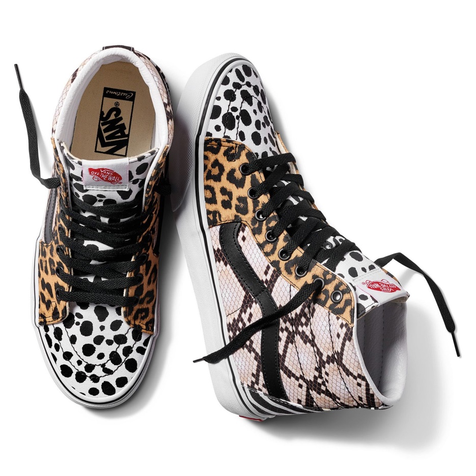 Vans Customs Mélange D'animaux Sk8-hi