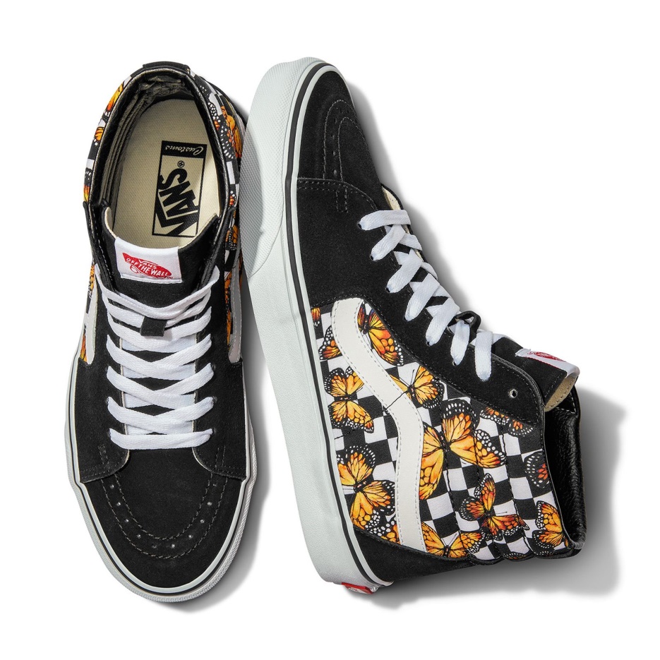 Vans Customs Papillon Damier Sk8-hi