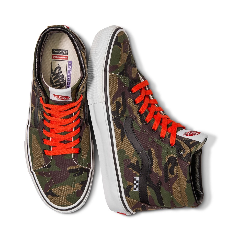 Vans Custom Camo Skate Sk8-hi