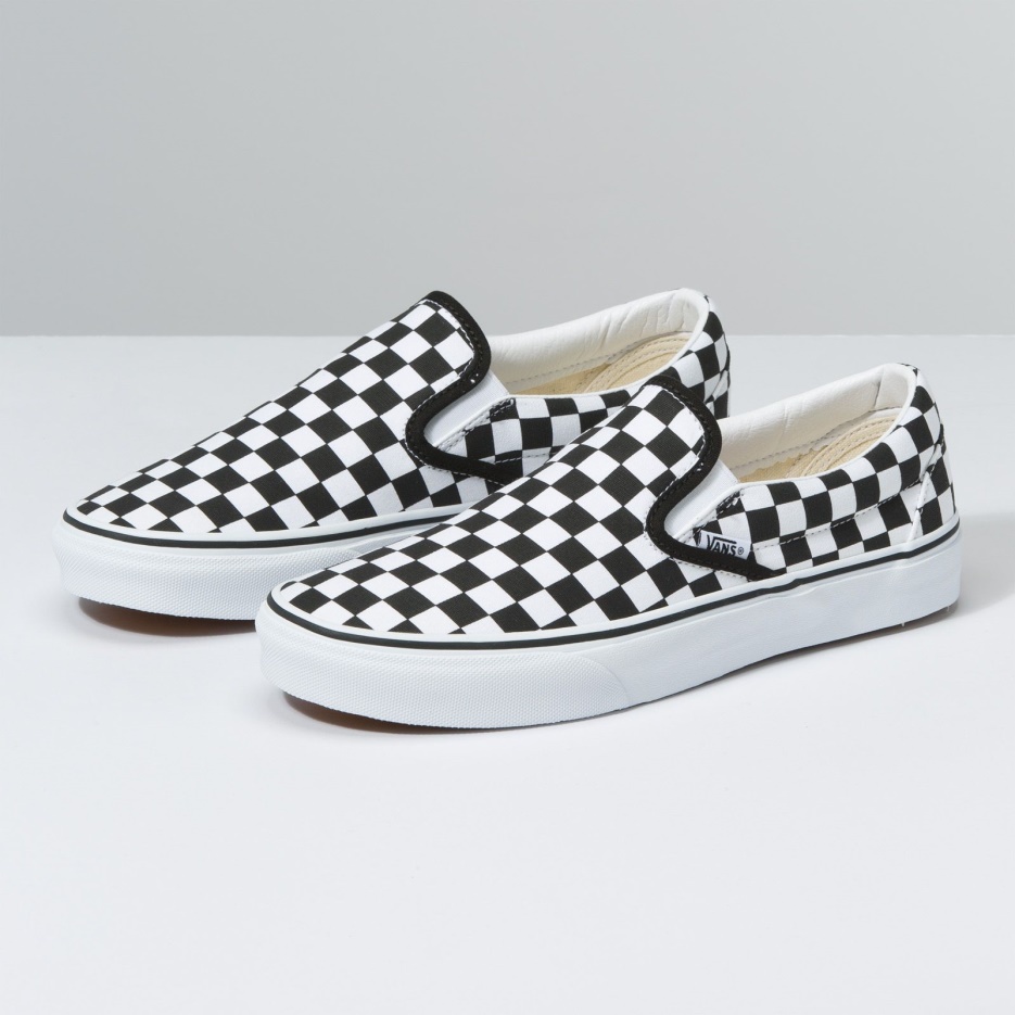 Vans Customs Damier Slip-on Large
