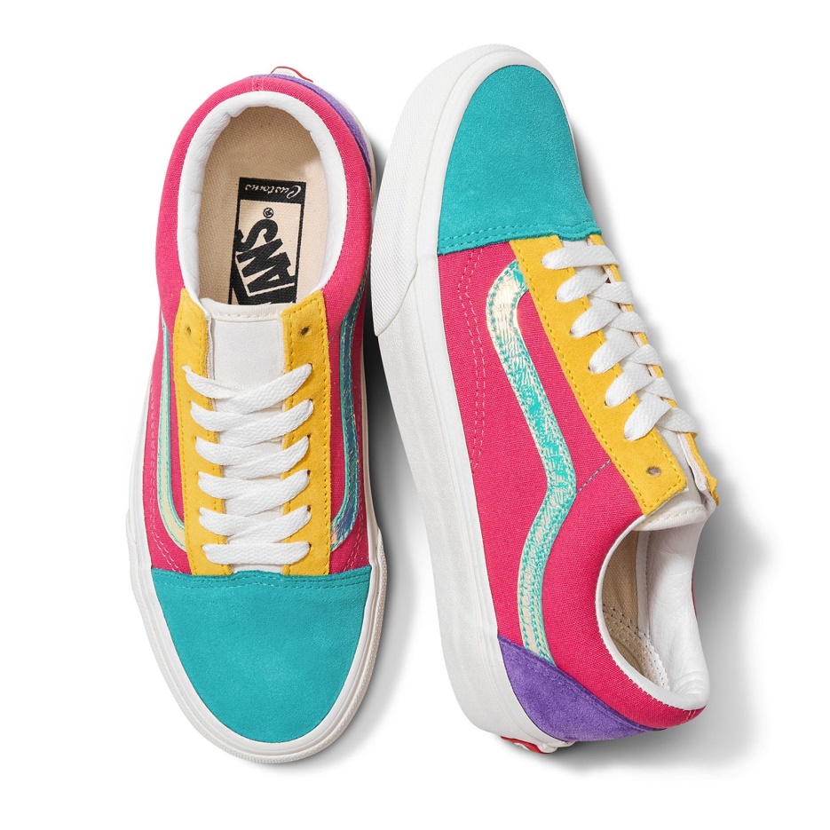 Vans Customs Daim Color Block Old Skool