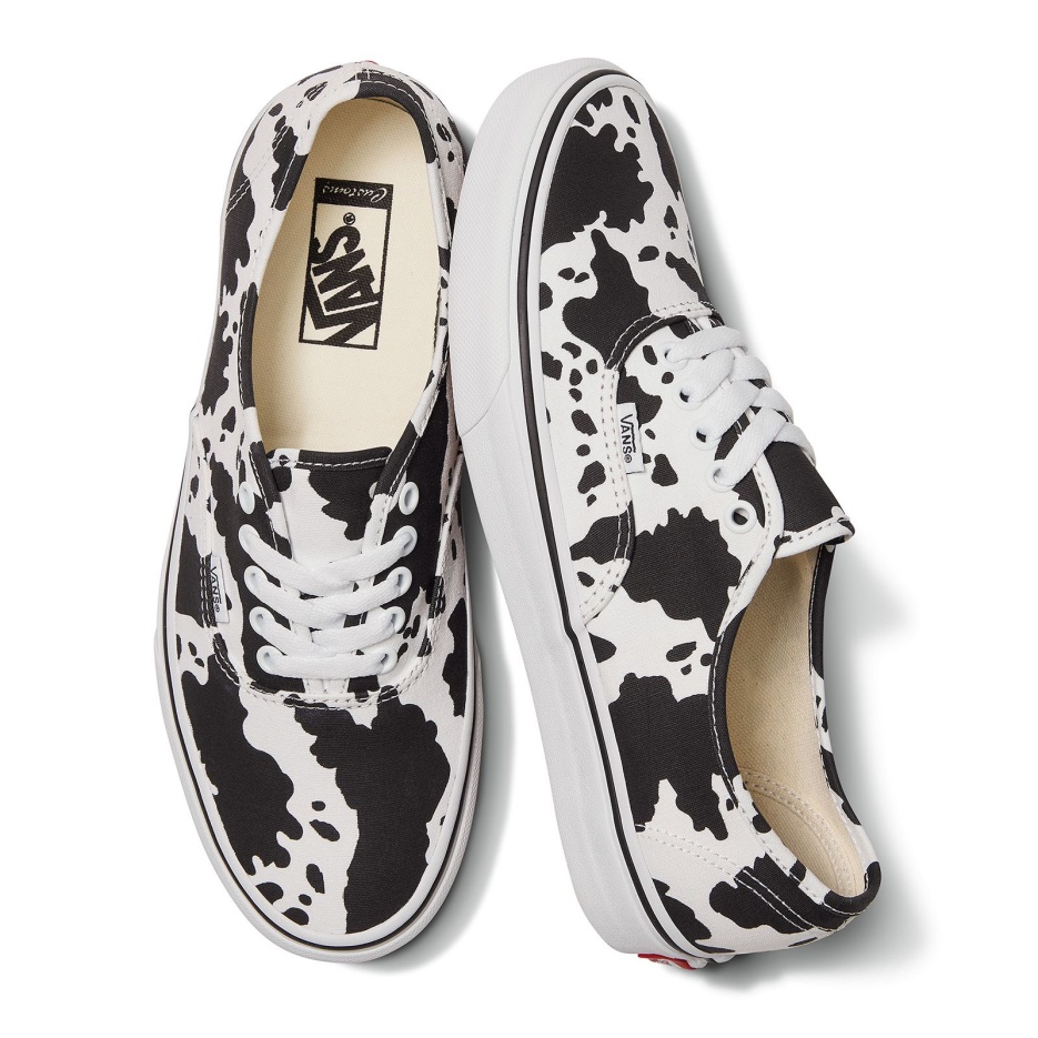 Vans Customs Imprimé Vache Authentique