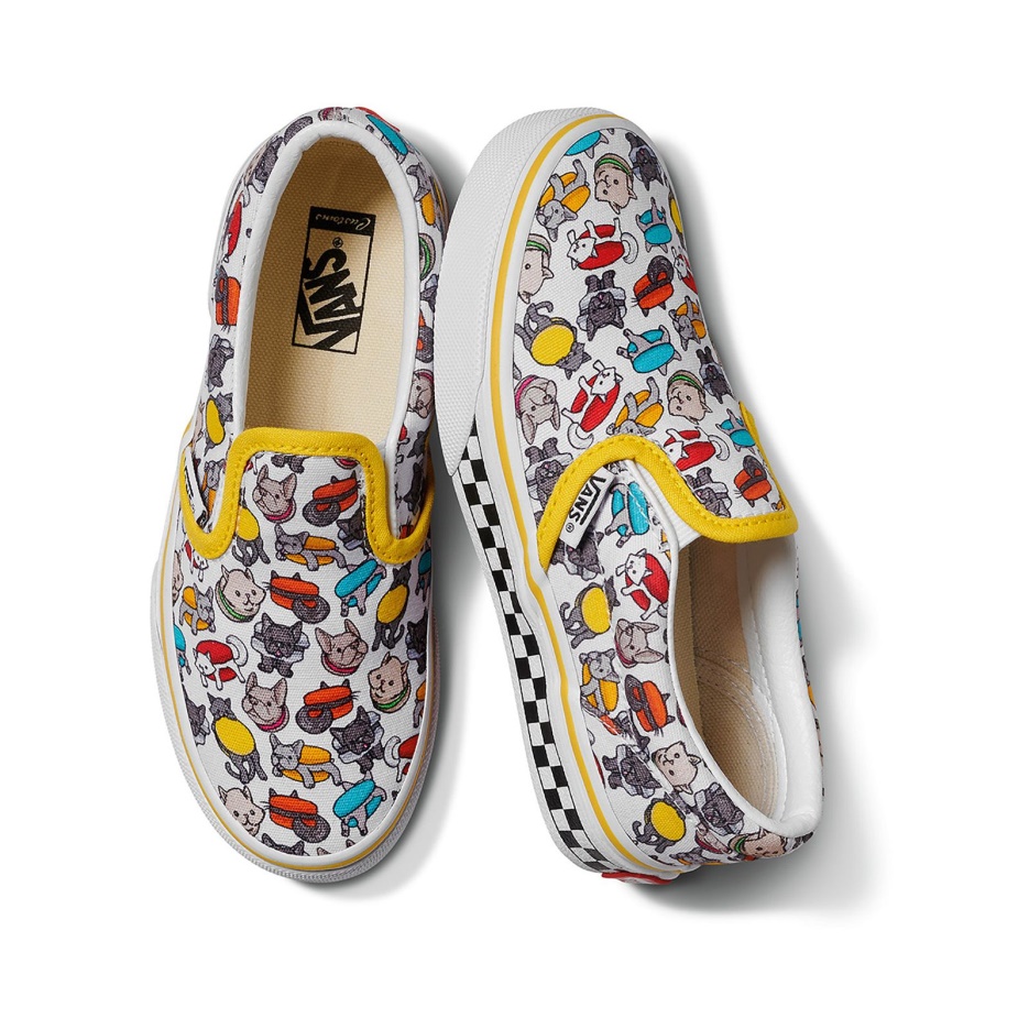 Vans Customs Enfants Macaron Slip-on