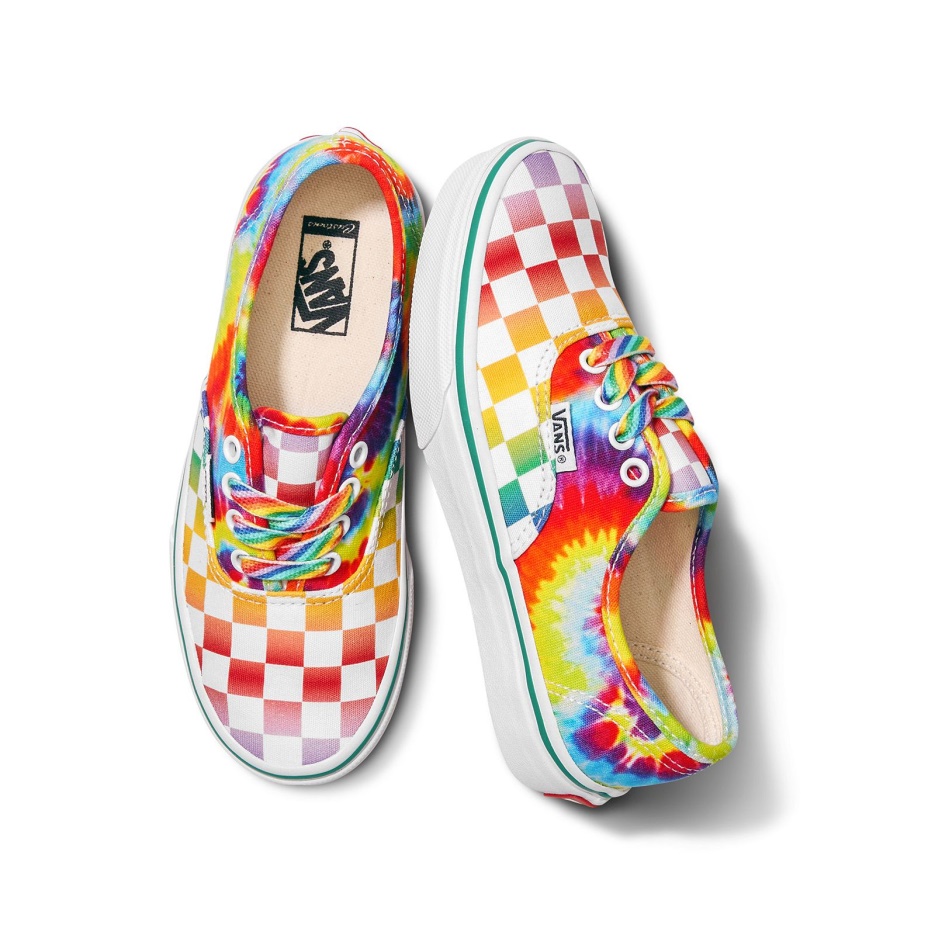 Vans Customs Enfant Arc-en-ciel Authentique