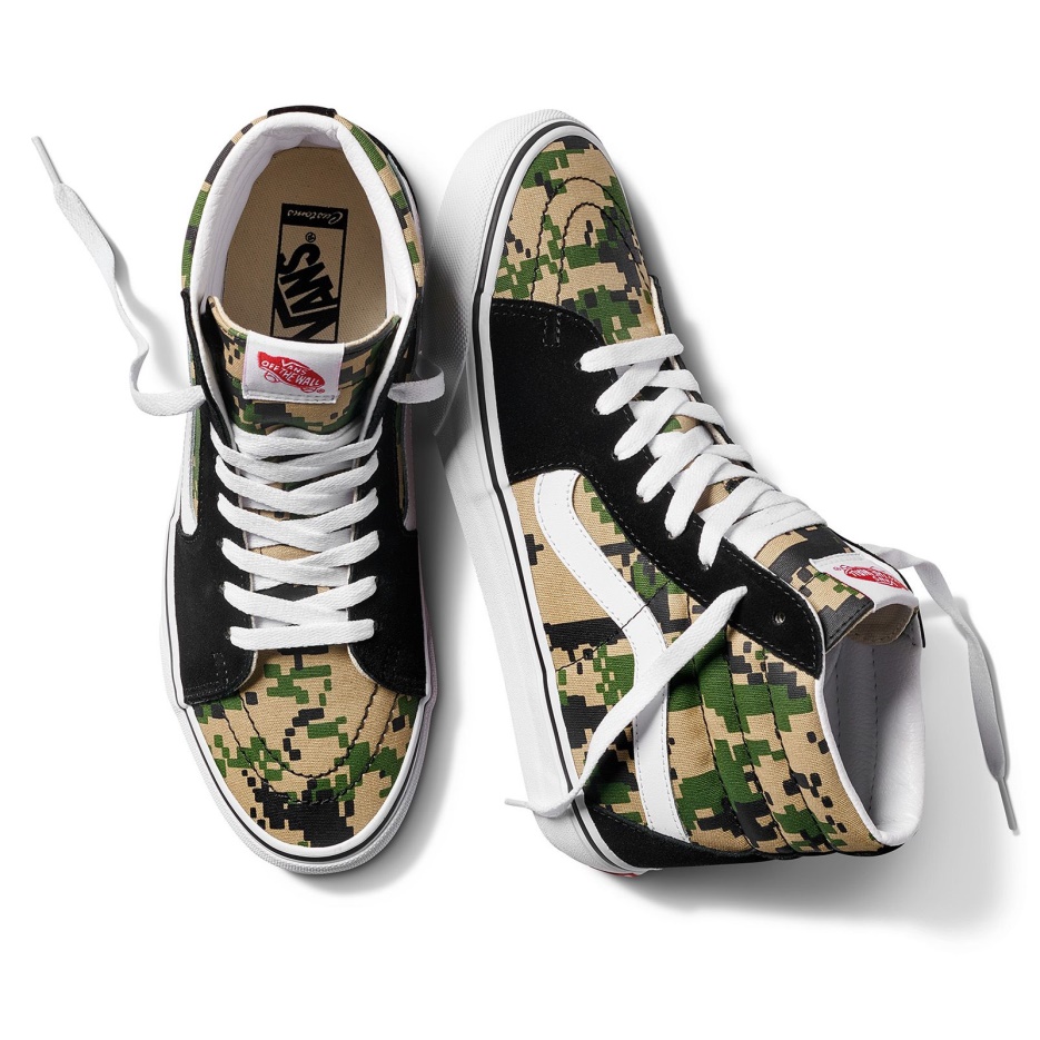 Vans Customs Pixel Camo Sk8-hi