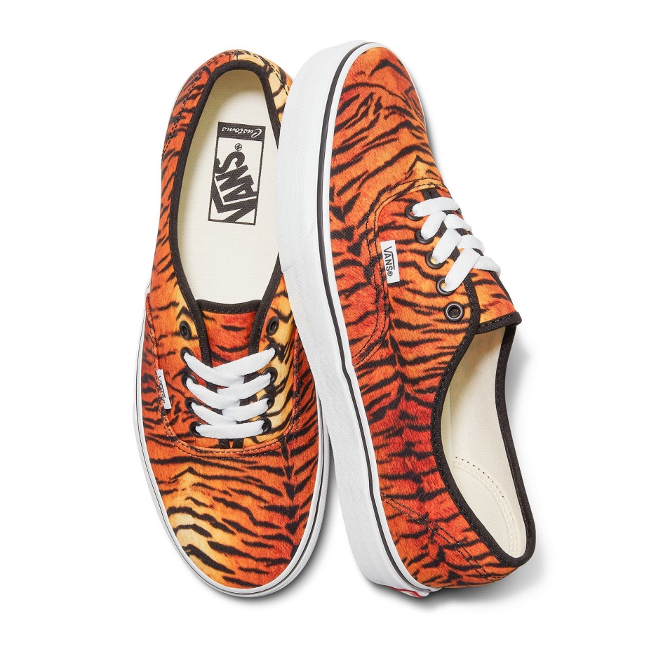 Vans Customs Rayures Tigrées Authentique Large