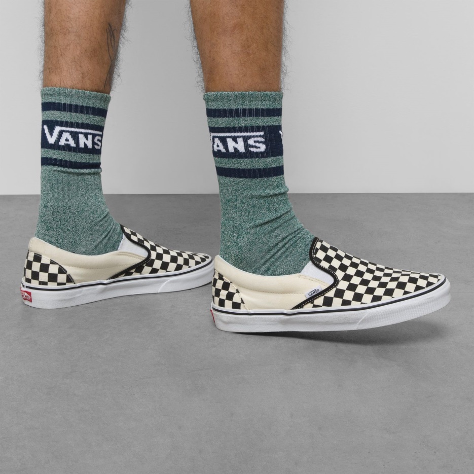 Vans Drop V Crew Chaussette Taille 9.5-13 Jardin Botanique